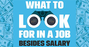 Τι να αναζητάτε σε μια δουλειά εκτός από τα χρήματα (infographic)
