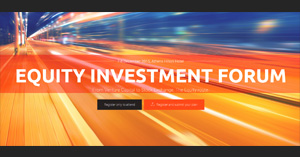 Equity Investment Forum - Αναζήτηση χρηματοδότησης και διεθνών συνεργασιών