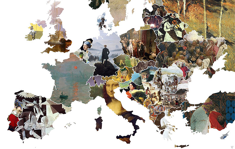 Η Ευρώπη μέσα από τα εμβληματικότερα έργα τέχνης των χωρών της